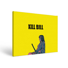 Холст прямоугольный с принтом Убить Билла в Екатеринбурге, 100% ПВХ |  | Тематика изображения на принте: kill bill | катана | квентин | меч | невеста | тарантино | ума турман