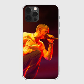 Чехол для iPhone 12 Pro Max с принтом Chester Bennington в Екатеринбурге, Силикон |  | Тематика изображения на принте: chester bennington | рок