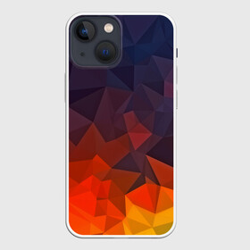 Чехол для iPhone 13 mini с принтом Абстракция в Екатеринбурге,  |  | abstract | abstraction | color | geometry | mirror | polygon | абстракция | геометрия | грани | линии | полигоны | сочетания | стекло | треугольники