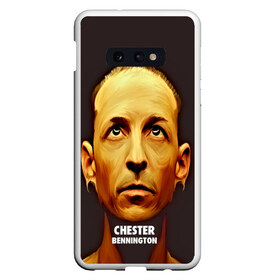 Чехол для Samsung S10E с принтом Chester Bennington в Екатеринбурге, Силикон | Область печати: задняя сторона чехла, без боковых панелей | 3d | chester bennington | grey daze | linkin park | stone temple pilots | альтернатива | беннингтон | музыка | честер