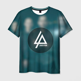Мужская футболка 3D с принтом Для любителя Linkin Park в Екатеринбурге, 100% полиэфир | прямой крой, круглый вырез горловины, длина до линии бедер | Тематика изображения на принте: linkin park | беннингтон | линкин парк | логотип | майк | рок | честер | честор | шинода
