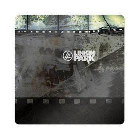 Магнит виниловый Квадрат с принтом Chester Linkin Park в Екатеринбурге, полимерный материал с магнитным слоем | размер 9*9 см, закругленные углы | 