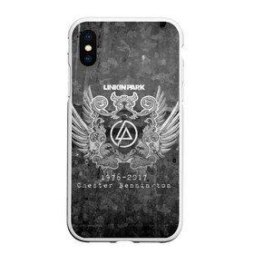 Чехол для iPhone XS Max матовый с принтом 2017 Chester Linkin Park в Екатеринбурге, Силикон | Область печати: задняя сторона чехла, без боковых панелей | bennington | chester | linkin park | беннингтон | линкин парк | майк | честер | шинода