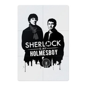 Магнитный плакат 2Х3 с принтом Sherlock Holmes в Екатеринбурге, Полимерный материал с магнитным слоем | 6 деталей размером 9*9 см | 221b | detective | holmes | london | sherlock | англия | бенедикт | ватсон | детектив | доктор | камбербэтч | лондон | сериал | холмс | шерлок