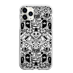 Чехол для iPhone 11 Pro матовый с принтом Tokyo Tattoo Sticker Bomb в Екатеринбурге, Силикон |  | casual | design | pattern | ray ban | skull | street | texture | urban | дизайн | индеец | мода | очки | повтор | принт | стикербомб | стикеры | тату | текстура | узор | улица | хулиган | череп | шляпа