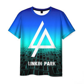 Мужская футболка 3D с принтом Linkin Park в Екатеринбурге, 100% полиэфир | прямой крой, круглый вырез горловины, длина до линии бедер | 3d | chester bennington | grey daze | linkin park | stone temple pilots | альтернатива | беннингтон | музыка | честер