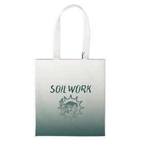 Сумка 3D повседневная с принтом Soilwork metal band logo в Екатеринбурге, 100% полиэстер | Плотность: 200 г/м2; Размер: 34×35 см; Высота лямок: 30 см | 