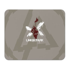 Коврик прямоугольный с принтом Linkin Park - Hybrid logos в Екатеринбурге, натуральный каучук | размер 230 х 185 мм; запечатка лицевой стороны | 0x000000123 | chester | hybrid | linkin park | линкин парк