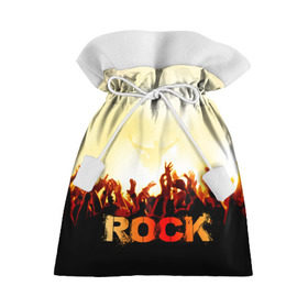 Подарочный 3D мешок с принтом Rock концерт в Екатеринбурге, 100% полиэстер | Размер: 29*39 см | rock | в толпу | гитара | группа | дым | жанр | концерт | металл | музыка | надпись | панк | певец | песня | прыжок | рок | рок н рол | руки | стиль | хард | хой | я люблю рок