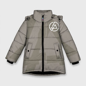 Зимняя куртка для девочек 3D с принтом Linkin Park Hoodie в Екатеринбурге, ткань верха — 100% полиэстер; подклад — 100% полиэстер, утеплитель — 100% полиэстер. | длина ниже бедра, удлиненная спинка, воротник стойка и отстегивающийся капюшон. Есть боковые карманы с листочкой на кнопках, утяжки по низу изделия и внутренний карман на молнии. 

Предусмотрены светоотражающий принт на спинке, радужный светоотражающий элемент на пуллере молнии и на резинке для утяжки. | 0x000000123 | chester | linkin park | линкин парк