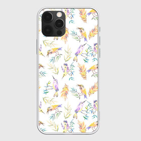 Чехол для iPhone 12 Pro Max с принтом Пташки в Екатеринбурге, Силикон |  | Тематика изображения на принте: bird | birds | feather | spring | весна | ветка | перья | птицы | птички