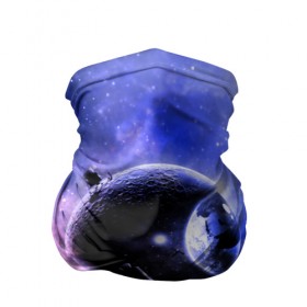 Бандана-труба 3D с принтом Вселенная бесконечна в Екатеринбурге, 100% полиэстер, ткань с особыми свойствами — Activecool | плотность 150‒180 г/м2; хорошо тянется, но сохраняет форму | звезды | планета | разноцветный | шлем | яркий