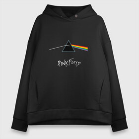 Женское худи Oversize хлопок с принтом Pink Floyd в Екатеринбурге, френч-терри — 70% хлопок, 30% полиэстер. Мягкий теплый начес внутри —100% хлопок | боковые карманы, эластичные манжеты и нижняя кромка, капюшон на магнитной кнопке | rolling stone | англия | басы | британия | гитара | группа | музыка | песни | пинк флойд | призма | радуга | рок | свет