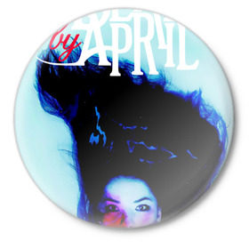 Значок с принтом Dead by April в Екатеринбурге,  металл | круглая форма, металлическая застежка в виде булавки | 