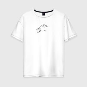 Женская футболка хлопок Oversize с принтом Linkin Park в Екатеринбурге, 100% хлопок | свободный крой, круглый ворот, спущенный рукав, длина до линии бедер
 | 0x000000123 | chester | linkin park | линкин парк