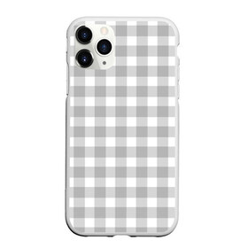Чехол для iPhone 11 Pro матовый с принтом Grey squares в Екатеринбурге, Силикон |  | Тематика изображения на принте: белый | клеточка | серый | текстура