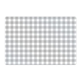 Магнитный плакат 3Х2 с принтом Grey squares в Екатеринбурге, Полимерный материал с магнитным слоем | 6 деталей размером 9*9 см | Тематика изображения на принте: белый | клеточка | серый | текстура