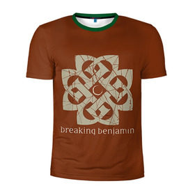 Мужская футболка 3D спортивная с принтом BREAKING BENJAMIN в Екатеринбурге, 100% полиэстер с улучшенными характеристиками | приталенный силуэт, круглая горловина, широкие плечи, сужается к линии бедра | Тематика изображения на принте: breaking benjamin
