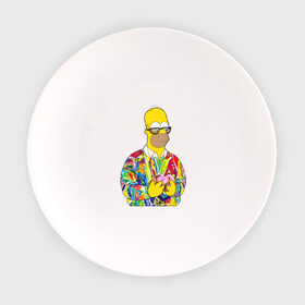 Тарелка с принтом Homer в Екатеринбурге, фарфор | диаметр - 210 мм
диаметр для нанесения принта - 120 мм | bart | homer | simpsons | барт | гомер | еда | мультфильм | отец | папа | пончик | радуга | симпсоны | спрингфилд | хиппи | цвет