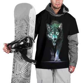 Накидка на куртку 3D с принтом Волчий оскал в Екатеринбурге, 100% полиэстер |  | аука | бирюк | волк | волчара | волчица | волчок | глаза | животное | животные | зверь | зеленые | злость | картина | койот | млекопитающее | рисунок | санитар леса | серый | хищник | цветной | шакал