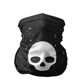 Бандана-труба 3D с принтом Black Milk Skull Classic в Екатеринбурге, 100% полиэстер, ткань с особыми свойствами — Activecool | плотность 150‒180 г/м2; хорошо тянется, но сохраняет форму | 