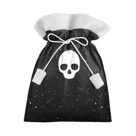 Подарочный 3D мешок с принтом Black Milk Skull Classic в Екатеринбурге, 100% полиэстер | Размер: 29*39 см | 