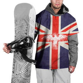 Накидка на куртку 3D с принтом Флаг Англии с белым орлом в Екатеринбурге, 100% полиэстер |  | Тематика изображения на принте: london | англия | белый | брызги | великобритания | империя | клякса | крылья | лондон | необычный | объеденное королевство | орел | птица | символ | сокол | туманный альбион | флаг