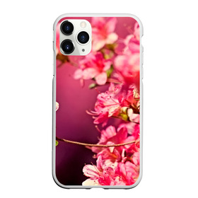 Чехол для iPhone 11 Pro матовый с принтом Сакура в Екатеринбурге, Силикон |  | 3d | flower | nature | pink | sakura | весна | деревья | природа | розовый | сакура | цветы | япония