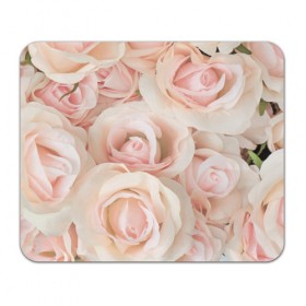 Коврик прямоугольный с принтом Pink roses в Екатеринбурге, натуральный каучук | размер 230 х 185 мм; запечатка лицевой стороны | розовый | розы