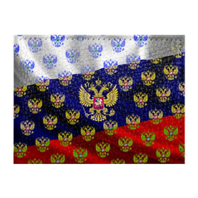 Обложка для студенческого билета с принтом Россыпь гербов РФ в Екатеринбурге, натуральная кожа | Размер: 11*8 см; Печать на всей внешней стороне | герб | государство | желтый | зеленый | знамя | золотой | множество | патриот | развивающийся | российская федерация | россия | рф | символ | синий | стяг | триколор | флаг