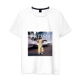 Мужская футболка хлопок с принтом Selena Gomez в Екатеринбурге, 100% хлопок | прямой крой, круглый вырез горловины, длина до линии бедер, слегка спущенное плечо. | поп | поп рок | попса | селена гомес | селена гомис