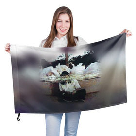 Флаг 3D с принтом Bones в Екатеринбурге, 100% полиэстер | плотность ткани — 95 г/м2, размер — 67 х 109 см. Принт наносится с одной стороны | bones
