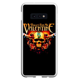 Чехол для Samsung S10E с принтом Bullet For My Valentine в Екатеринбурге, Силикон | Область печати: задняя сторона чехла, без боковых панелей | bullet for my valentine | пуля для моей возлюбленной