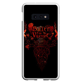 Чехол для Samsung S10E с принтом Bullet For My Valentine в Екатеринбурге, Силикон | Область печати: задняя сторона чехла, без боковых панелей | пуля для моей возлюбленной