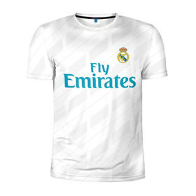 Мужская футболка 3D спортивная с принтом Real Madrid в Екатеринбурге, 100% полиэстер с улучшенными характеристиками | приталенный силуэт, круглая горловина, широкие плечи, сужается к линии бедра | real madrid | королевский клуб | реал мадрид | форма