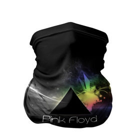 Бандана-труба 3D с принтом Pink Floyd Logo в Екатеринбурге, 100% полиэстер, ткань с особыми свойствами — Activecool | плотность 150‒180 г/м2; хорошо тянется, но сохраняет форму | англия | басы | британия | гитара | группа | дым | космос | логотип | музыка | песни | пинк флойд | призма | радуга | рок | свет