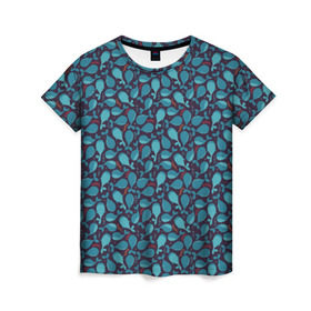 Женская футболка 3D с принтом Киты в Екатеринбурге, 100% полиэфир ( синтетическое хлопкоподобное полотно) | прямой крой, круглый вырез горловины, длина до линии бедер | кит | рыба