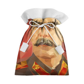Подарочный 3D мешок с принтом Сталин в Екатеринбурге, 100% полиэстер | Размер: 29*39 см | ссср | сталин