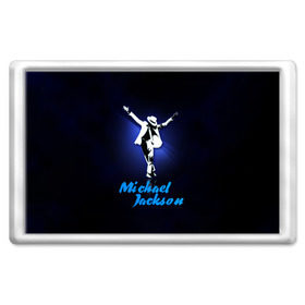 Магнит 45*70 с принтом Майкл Джексон в Екатеринбурге, Пластик | Размер: 78*52 мм; Размер печати: 70*45 | michael jackson | король