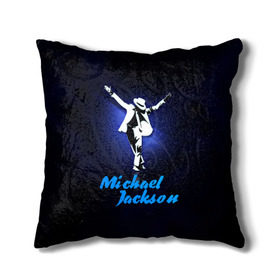Подушка 3D с принтом Майкл Джексон в Екатеринбурге, наволочка – 100% полиэстер, наполнитель – холлофайбер (легкий наполнитель, не вызывает аллергию). | состоит из подушки и наволочки. Наволочка на молнии, легко снимается для стирки | michael jackson | король