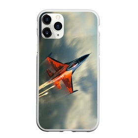 Чехол для iPhone 11 Pro матовый с принтом Красный F16 в Екатеринбурге, Силикон |  | Тематика изображения на принте: самолет