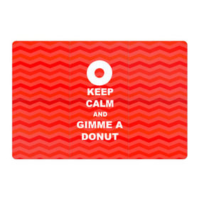 Магнитный плакат 3Х2 с принтом Gimme a donut в Екатеринбурге, Полимерный материал с магнитным слоем | 6 деталей размером 9*9 см | keep calm | полосы | сериал | твин пикс | текстура | фильмы