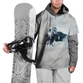 Накидка на куртку 3D с принтом Орлиная атака в Екатеринбурге, 100% полиэстер |  | Тематика изображения на принте: клюв | коршун | крылья | небо | облака | опасность | орел | охота | полет. перья | птица | хищник