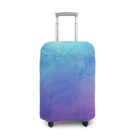 Чехол для чемодана 3D с принтом Цветной принт в Екатеринбурге, 86% полиэфир, 14% спандекс | двустороннее нанесение принта, прорези для ручек и колес | basil | градиент | цветной принт