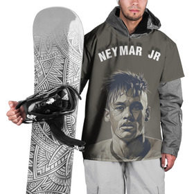 Накидка на куртку 3D с принтом Неймар в Екатеринбурге, 100% полиэстер |  | neymar | neymar jr | paris saint germain | psg | бразилия | младший | неймар | пари сен жермен | петух | петушок | псж | футбик | футбол | футбольчик