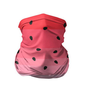Бандана-труба 3D с принтом Арбузик в Екатеринбурге, 100% полиэстер, ткань с особыми свойствами — Activecool | плотность 150‒180 г/м2; хорошо тянется, но сохраняет форму | pattern | trend | арбуз | зеленый | косточки | красный | мода | патерн | паттерн | розовый | текстура | тренд | фрукт | ягода