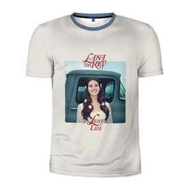 Мужская футболка 3D спортивная с принтом Lana Del Rey в Екатеринбурге, 100% полиэстер с улучшенными характеристиками | приталенный силуэт, круглая горловина, широкие плечи, сужается к линии бедра | Тематика изображения на принте: lana del rey | лана дель рей