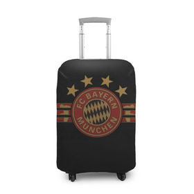 Чехол для чемодана 3D с принтом Бавария Мюнхен в Екатеринбурге, 86% полиэфир, 14% спандекс | двустороннее нанесение принта, прорези для ручек и колес | fc bayern munchen | football | бавария | бавария мюнхен | германия | клуб | спорт | футбол | эмблема