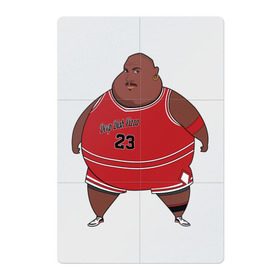 Магнитный плакат 2Х3 с принтом Fat Jordan в Екатеринбурге, Полимерный материал с магнитным слоем | 6 деталей размером 9*9 см | basketball | bulls | chicago | jordan | michael | nba | sport | баскетбол | буллс | джордан | майкл | нба | спорт | чикаго