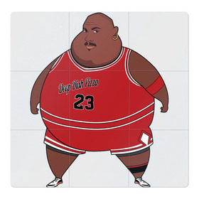 Магнитный плакат 3Х3 с принтом Fat Jordan в Екатеринбурге, Полимерный материал с магнитным слоем | 9 деталей размером 9*9 см | basketball | bulls | chicago | jordan | michael | nba | sport | баскетбол | буллс | джордан | майкл | нба | спорт | чикаго